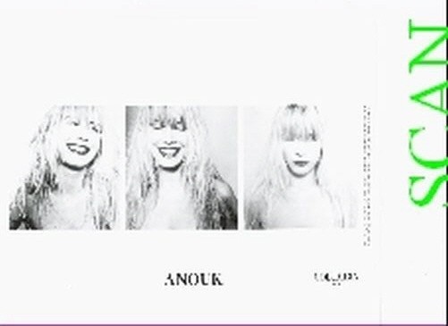 Press Photo: Anouk 8x10 B&W 1998