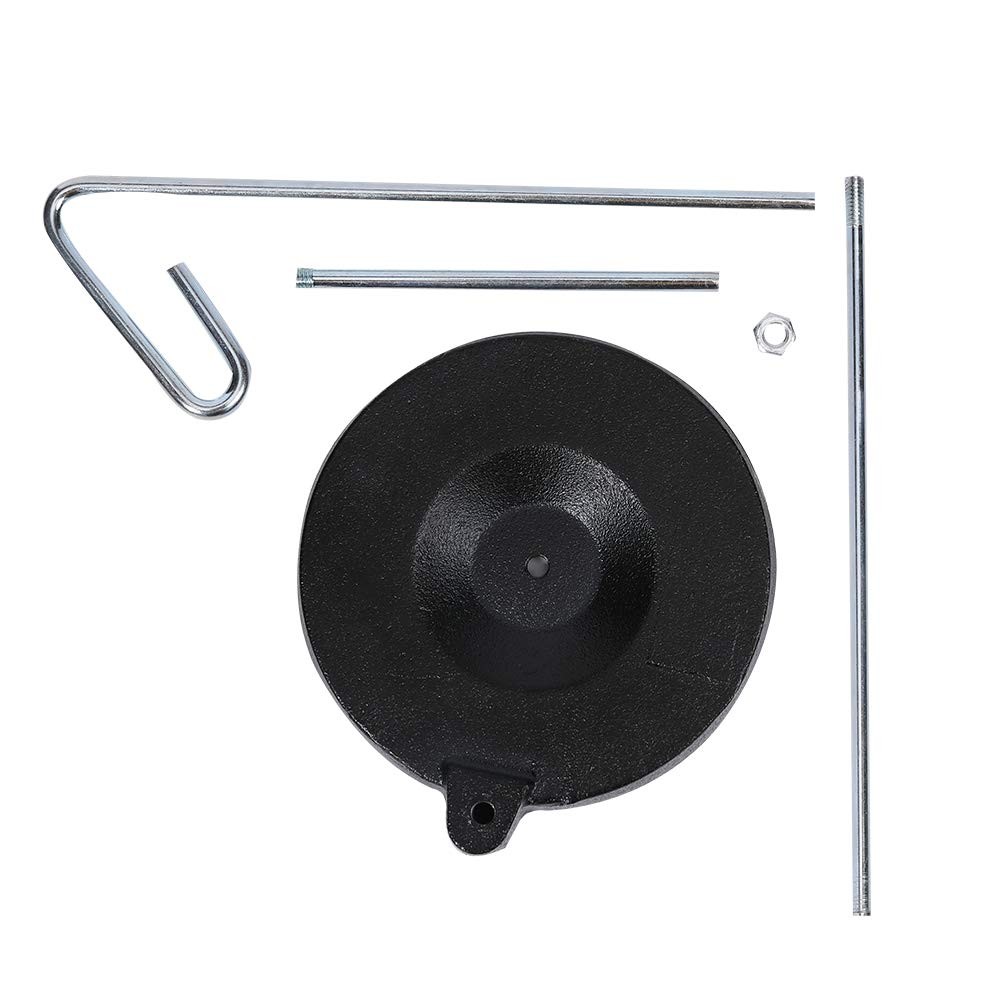 Universal Cone and Spool Stand Thread Holder with Sturdy Metal Base Silver