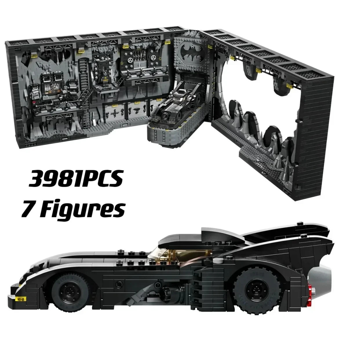 3981 Pcs Disney #76252 Batman Batcave Shadow Box Building Blocks Set