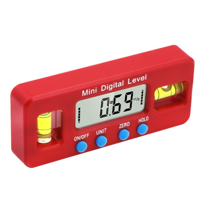 LCD Display Angle Finder Measuring Slope Level Meter Slop Inclinometer