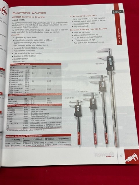 Starrett EC799A-6/150 Electronic Caliper, Stainless Steel IN STOCK