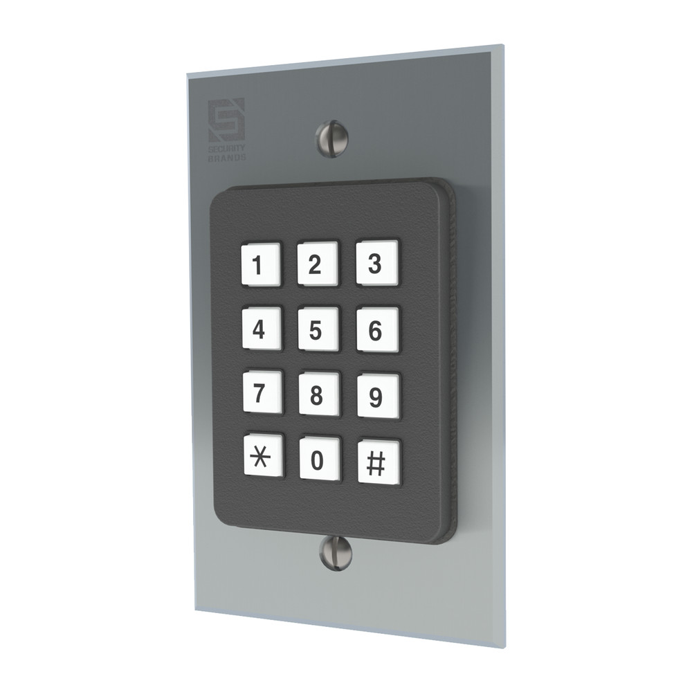 Security Brands KP 12-000SG 26 Bits Wiegand Output Intercom Keypad Single Gang