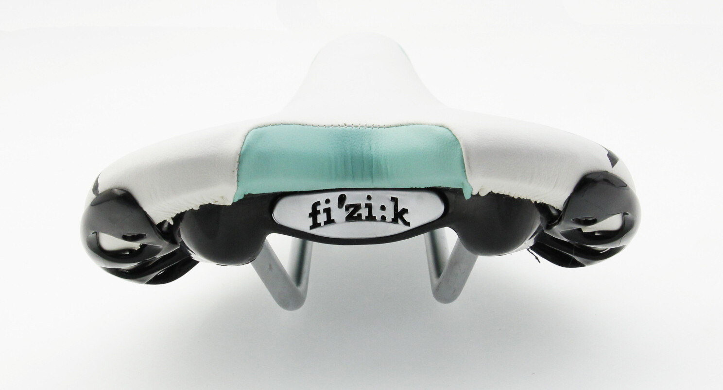 Fizik Aliante Road MTB eBike Cycle Saddle Manganese-rails Seat White&Tiffany