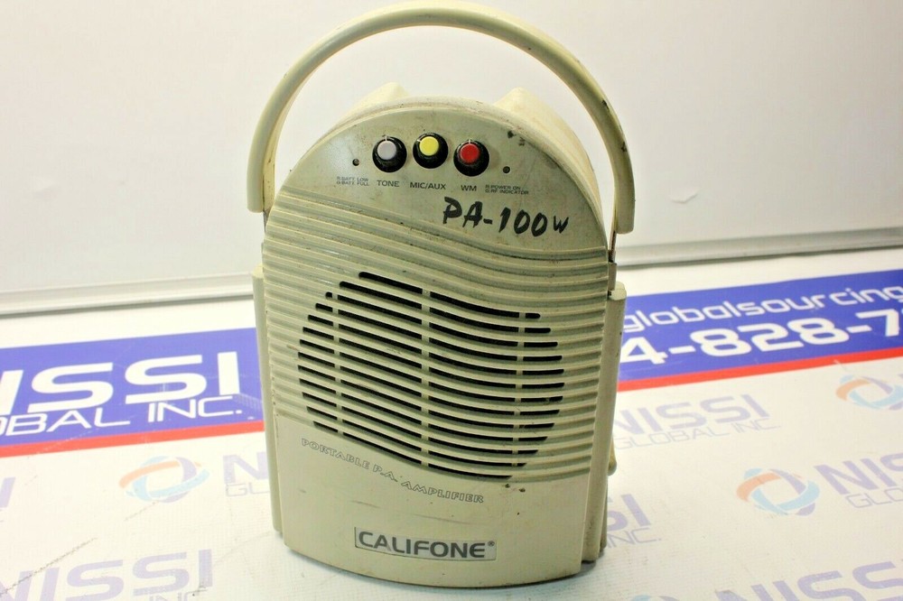 CALIFONE PA-100W PORTABLE PA AMPLIFIER