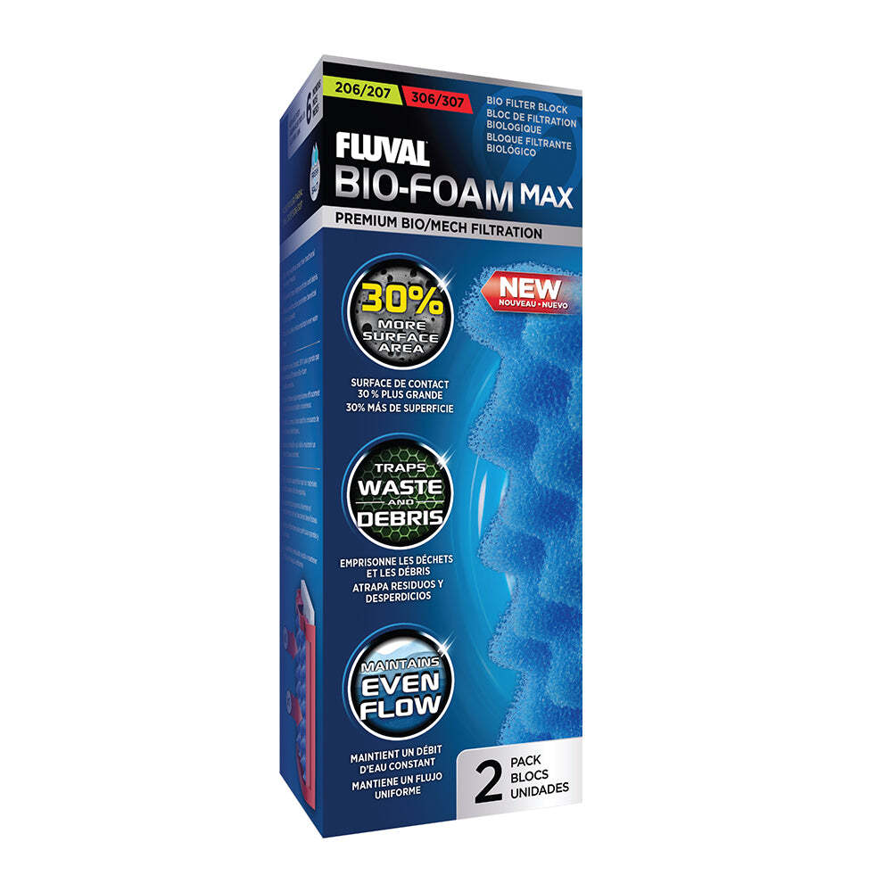 Fluval Bio Max Foam 206/306, 207/307 2 pack