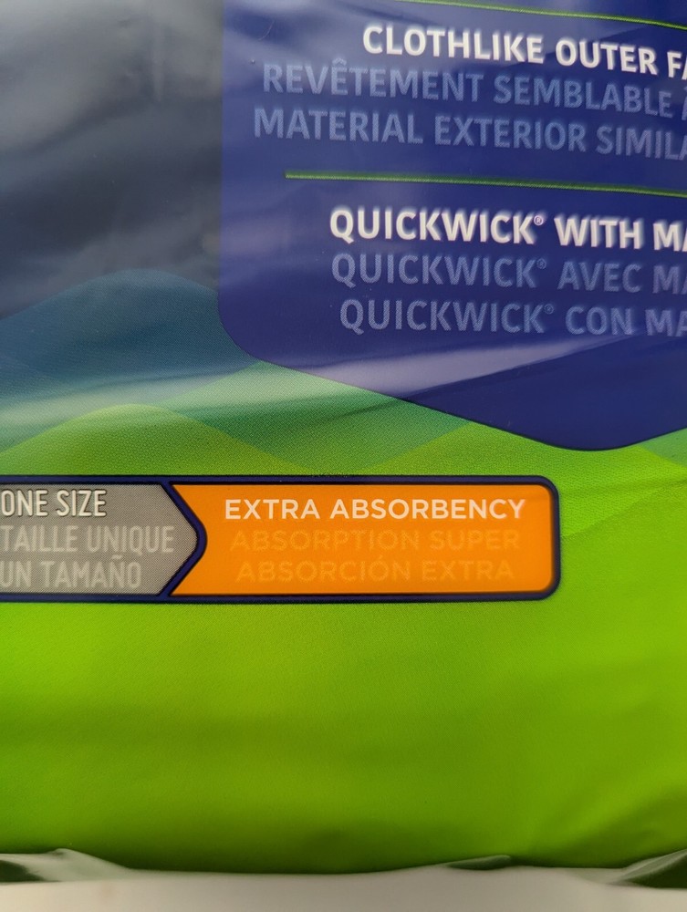 Prevail Belted Shields 30 Count Extra Absorbency Incontinence One Size