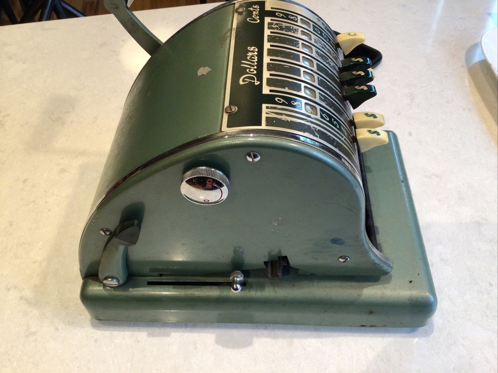 Paymaster Check Machine Series S-600 Vintage