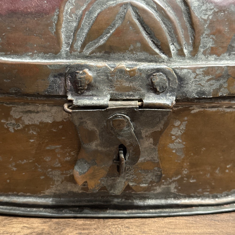 Vintage Copper Turkish Hammam Tinned Bath/Spa Soap Box