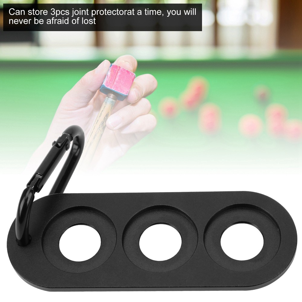 3 Hole Joint Protector Clamp For Billiard Cue Storage EIBW