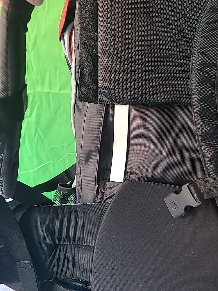 K-Cliffs Expandable Large Camping Backpack in Red Grey