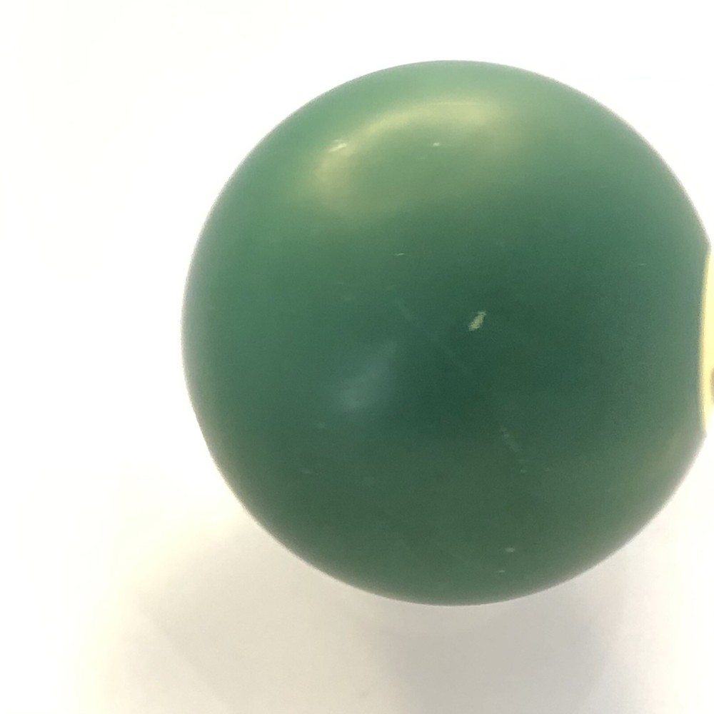 Used Individual Pool Ball Solid Green 6 Replacement Billiards 21/4"