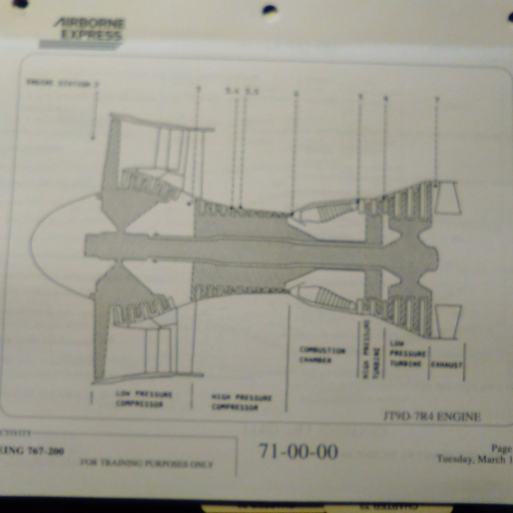 Pratt & Whitney JT9D-7R4 Technical Training Manual