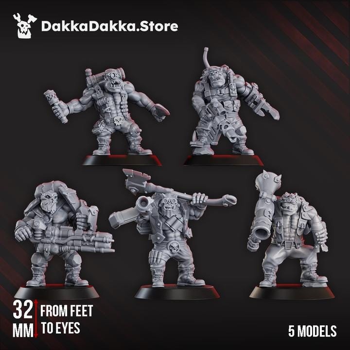 Blak Orks Mob - DakkaDakka