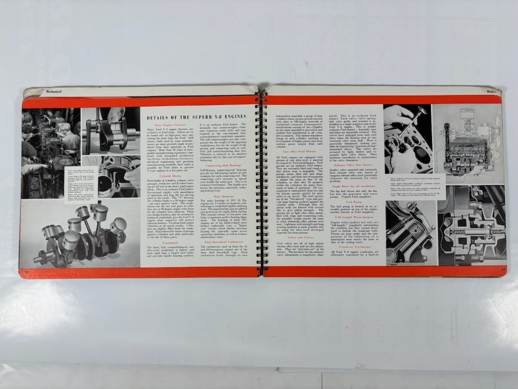 1937 Ford Car Dealership Display Album Book: How To Choose Your Next Automobile