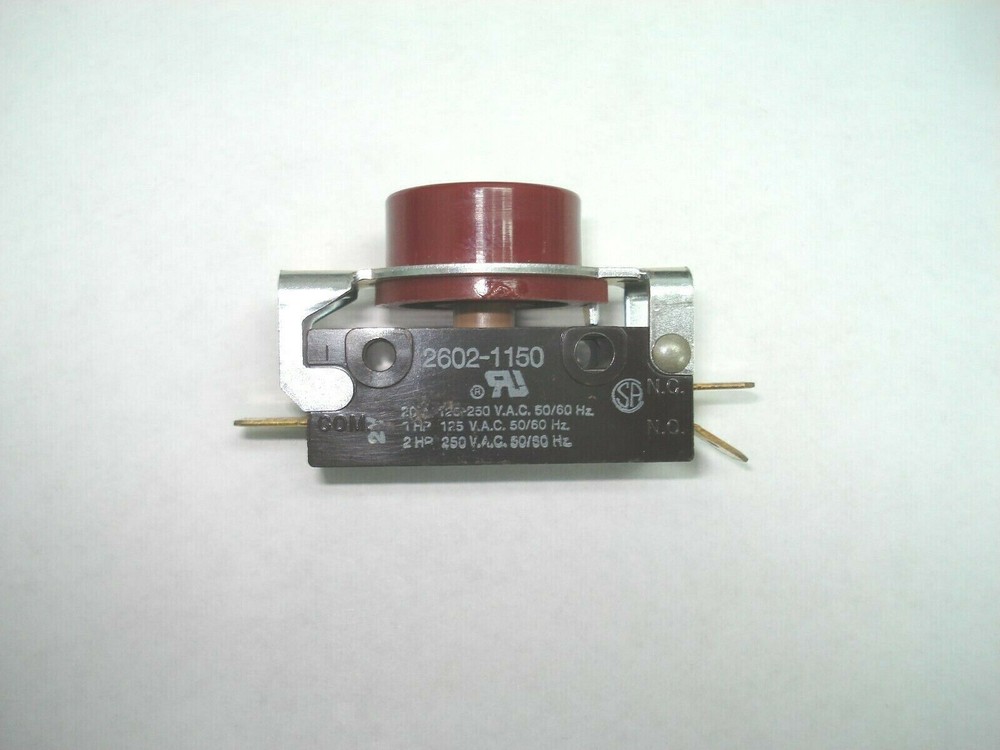 McGill push button switch. amp, .250 quick disconnect. Common, NO & NC