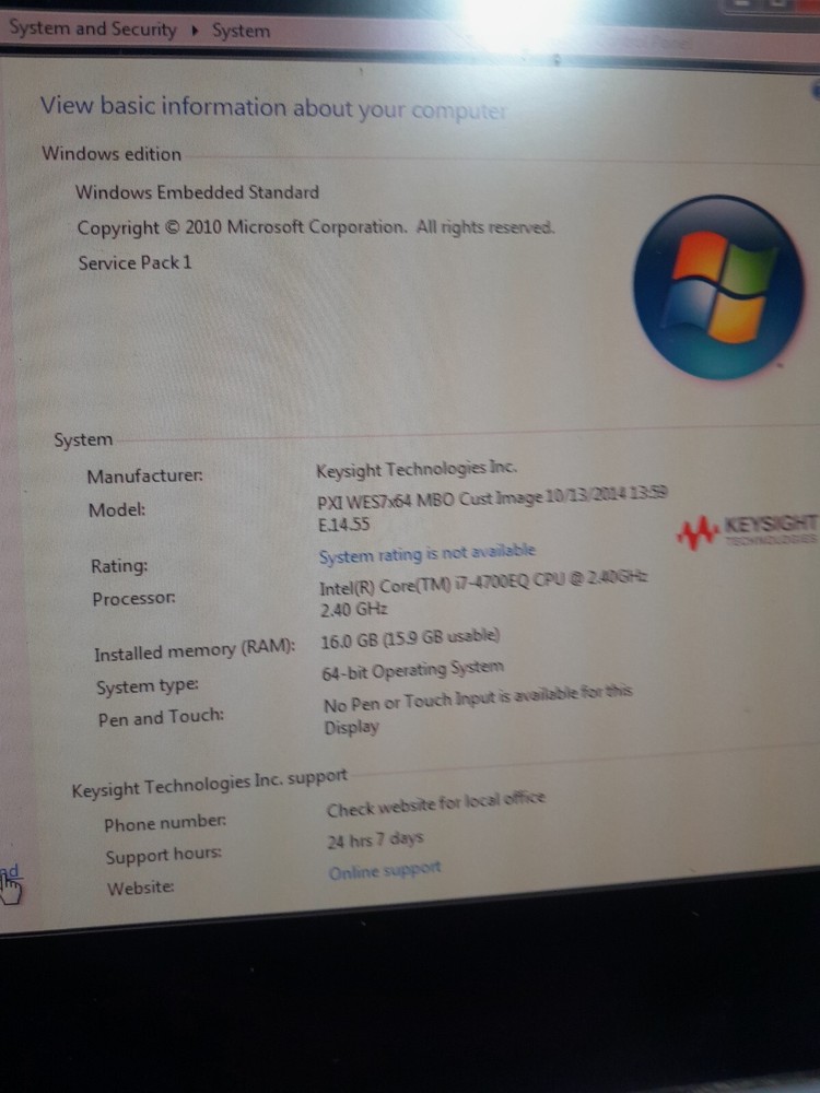 Keysight E6640A EXM Wireless Test Set