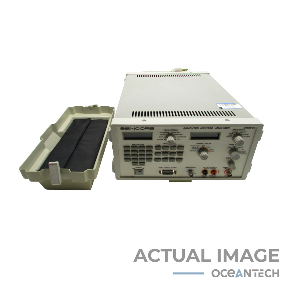 Sencore CM2000 Computer Monitor Analyzer Power Tested