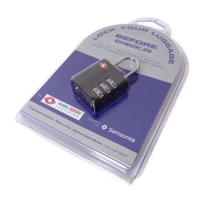 Samsonite 3 Dial Travel Sentry Combination Lock