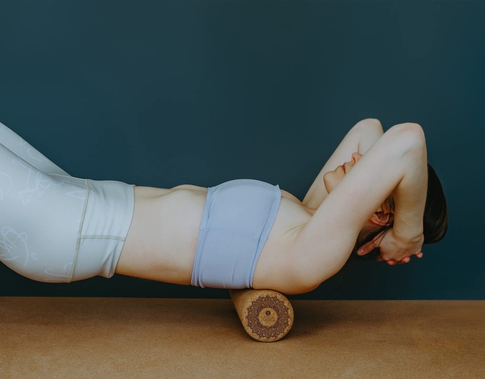 Yoga Design LAB Cork Roller - Release Tight Muscles, Improve Circulation