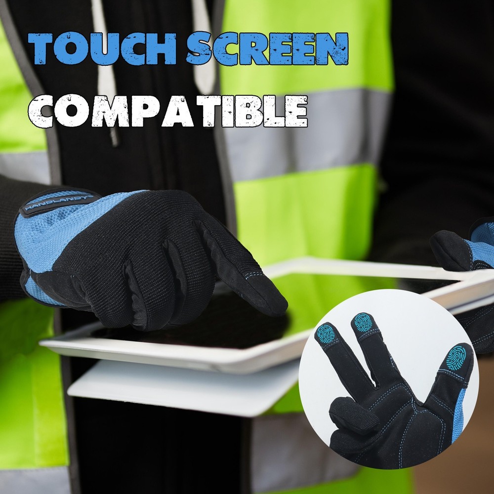 HANDLANDY Utility Mechanic Working Gloves