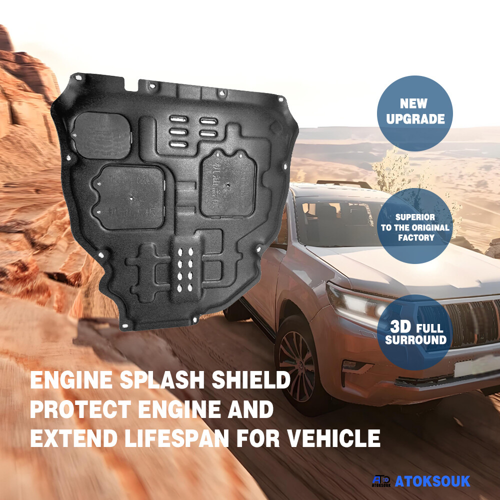 Thick Engine Splash Shield For Toyota Sienna 2021-2024 Front Engine Guard