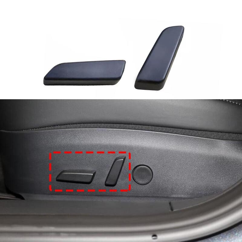 For 2017-2020 Tesla Model 3 Seat Adjust Switch Button Cover 2X Driver Left Side
