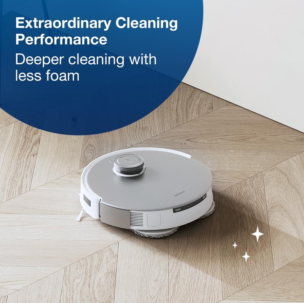 Multi-Surface Floor Cleaning Solution, Compatible with DEEBOT X11 OMNI Cyclon...