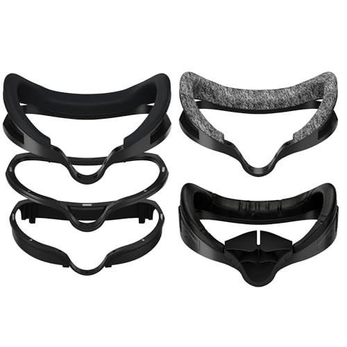 Magnetic Facial Interface for Quest 3 - Flexible Frame & Multi-Material Pads