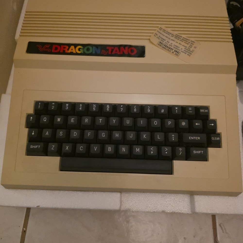 Tano Dragon Computer 64K Vintage Untested Asis Read Description