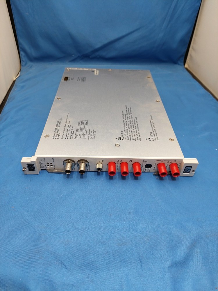 Agilent Technologies E1412A 75000 Series C 6-1/2-Digit Multimeter AS-IS,UNTESTED