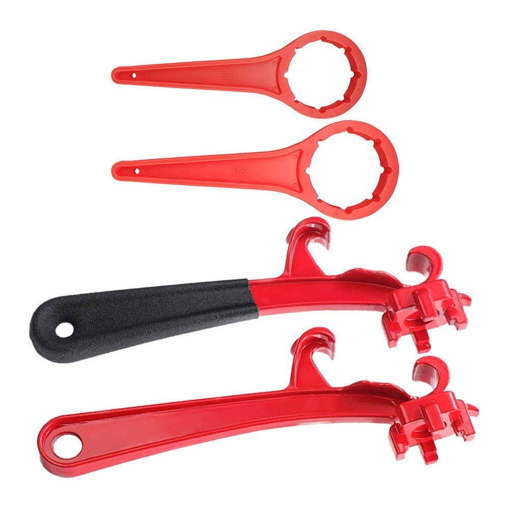 Dual Functionality Open Paint Cans and Drums with This Bung Wrench Tool