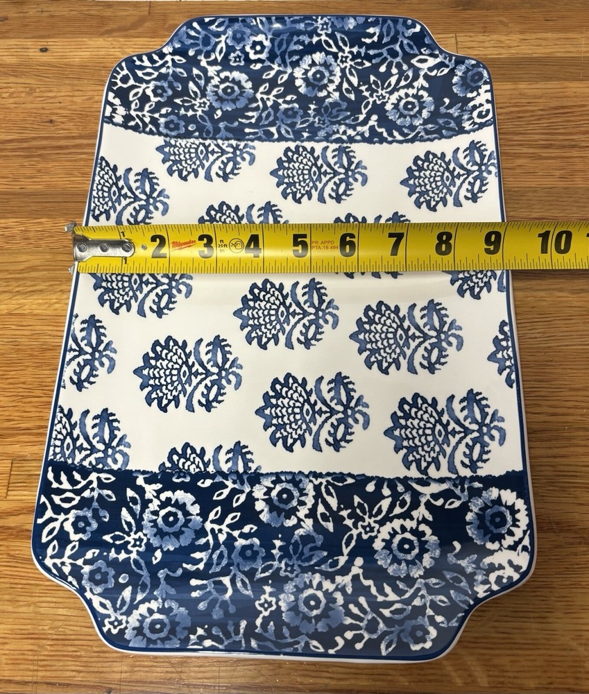 Pier 1 Gudari 14” Rectangular Serving Platter Discontinued *RARE* NOS