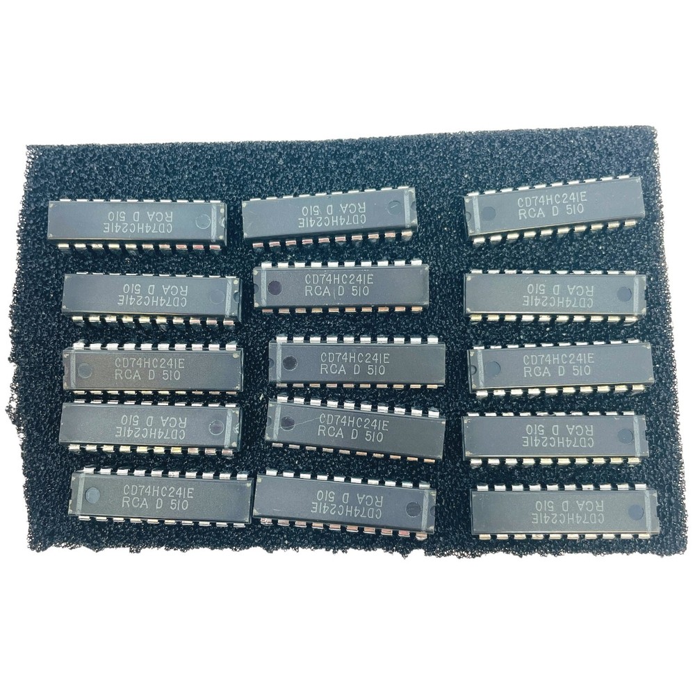 15 pcs RCA CD74HC241E ICs Buffer, Non-Inverting 2 Element 4 Bit 3-State 20-PDIP