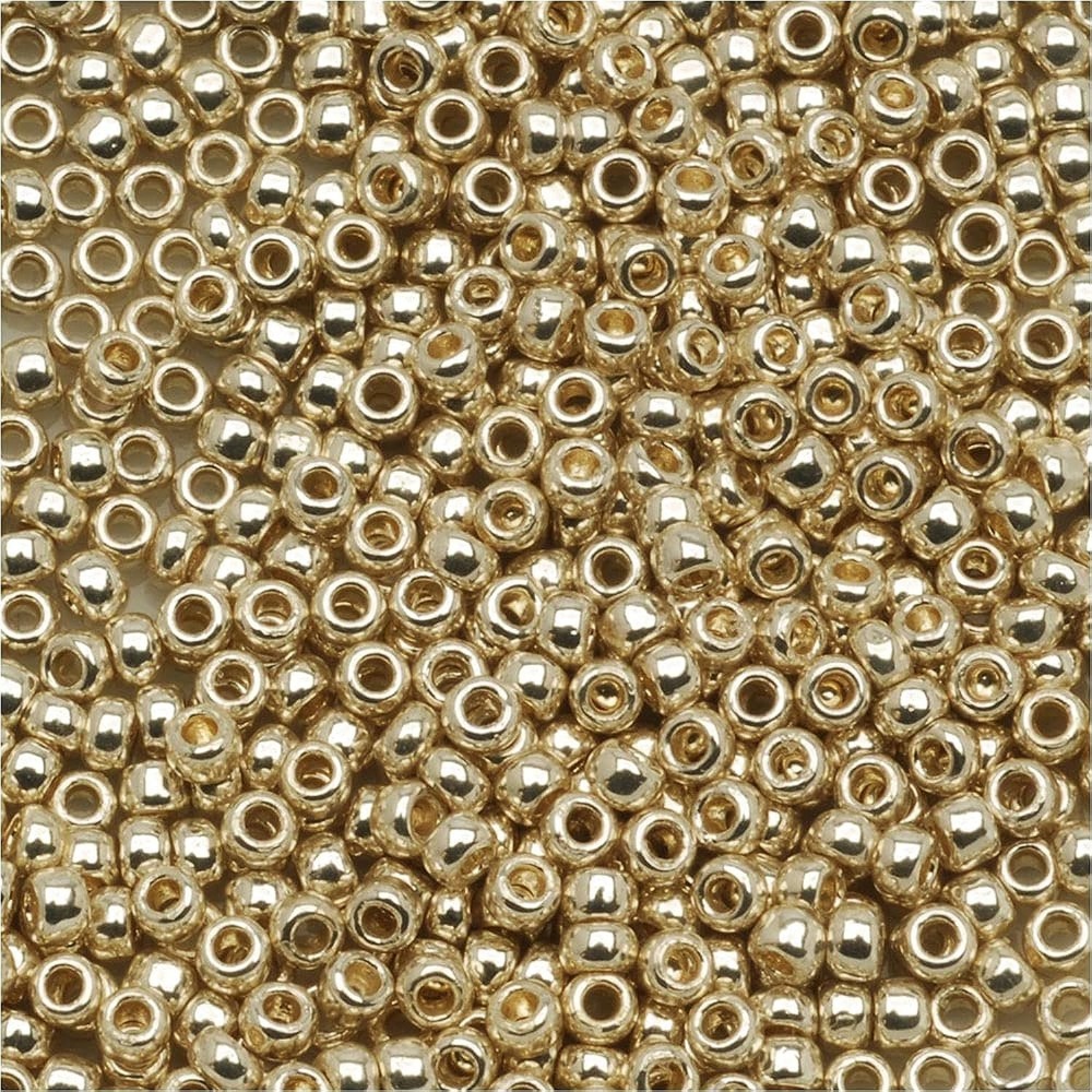 Toho Glass beads, Galvanized Aluminum