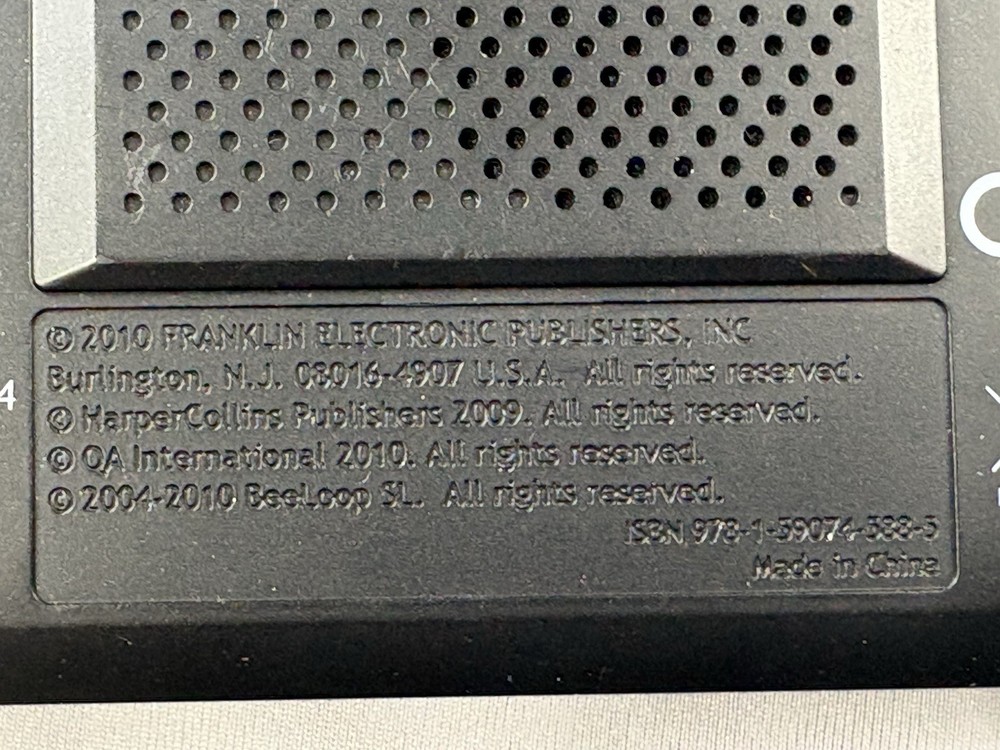 Franklin Explorer 14 Language Speaking Translation EST-7014 Untested