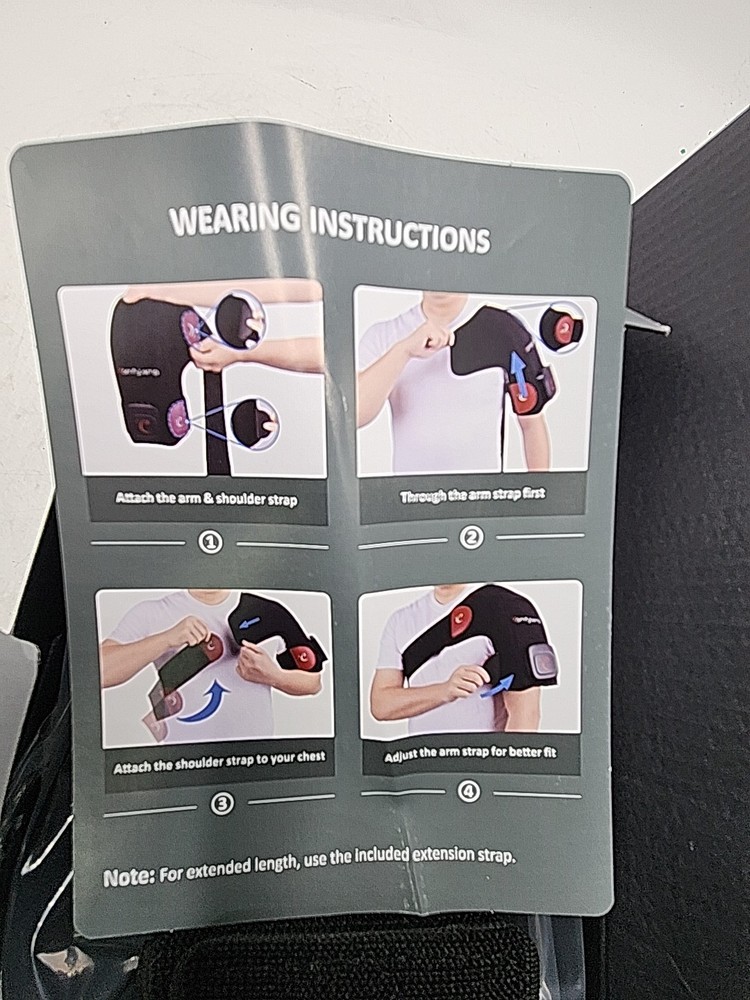 NEW Comfy Temp Portable Red Light Wrap for Shoulder