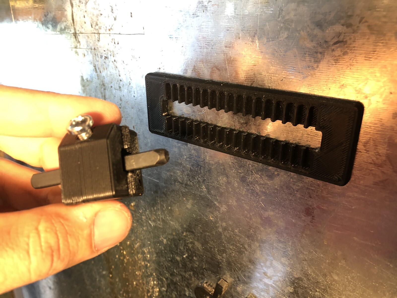 VESPA VIN Jig Number Letter Stamp Engine & Frame Punch Guide Mount 5-8mm