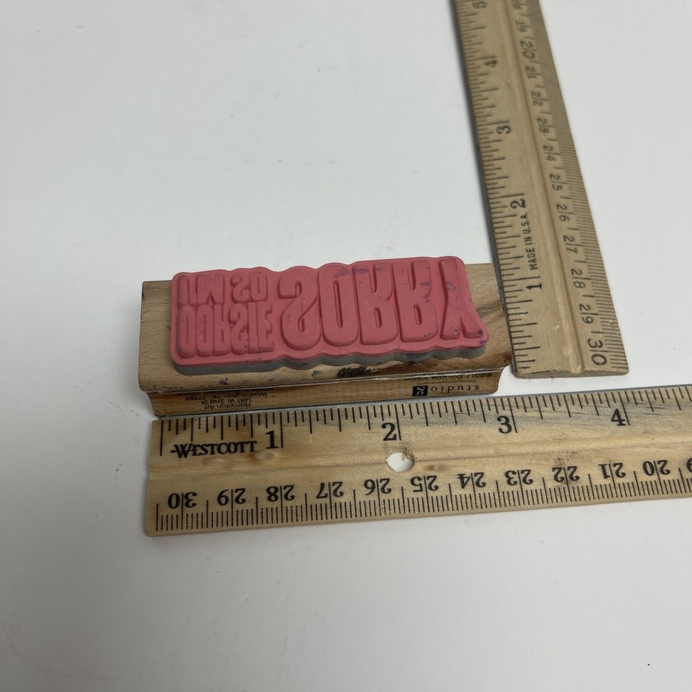 Oopsie I am so sorry studio G rubberstamp