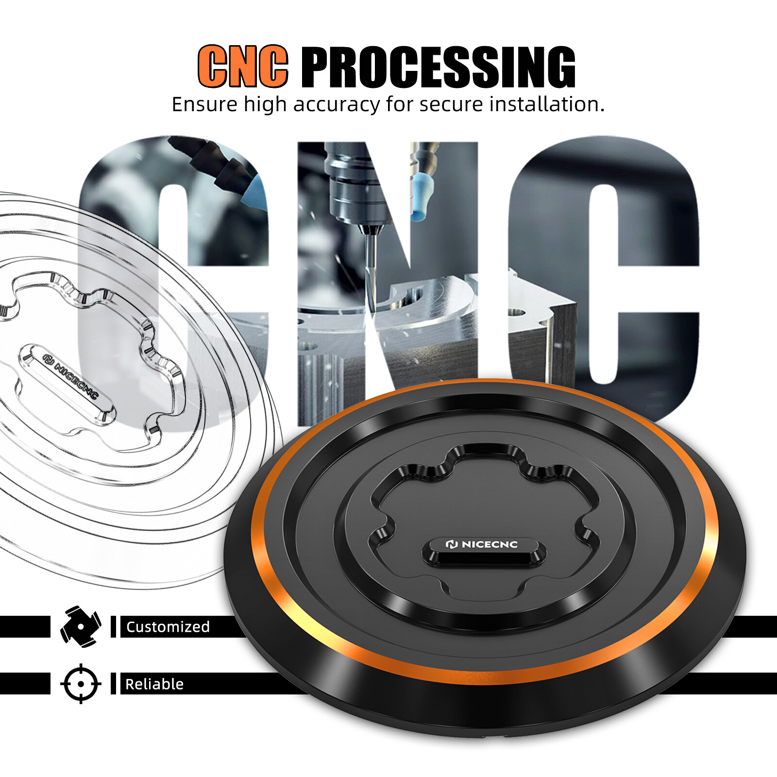 Anodized Right Side Clutch Cover For Harley Sportster RH1250S 2021-2024