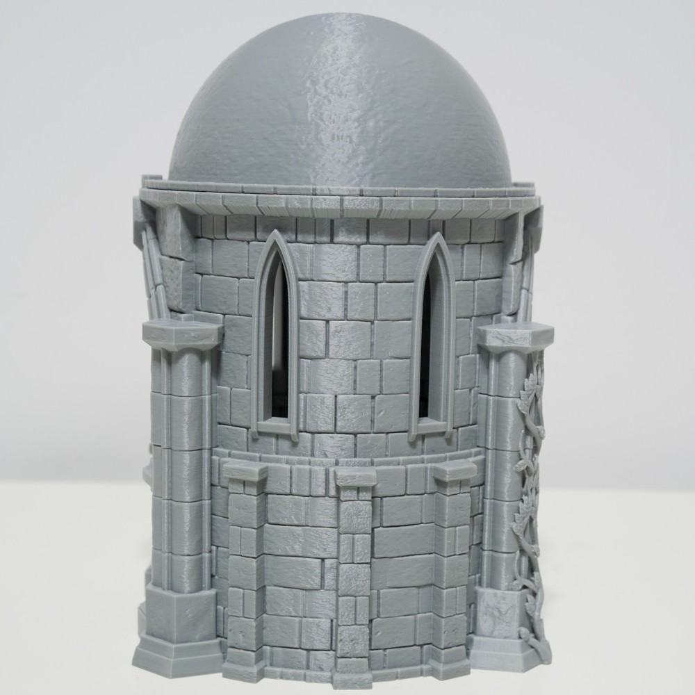Wargaming Tabletop Stone Dome Tower - 3D Printed