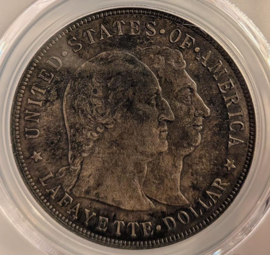 1900 $1 Lafayette silver dollar PCGS AU 53