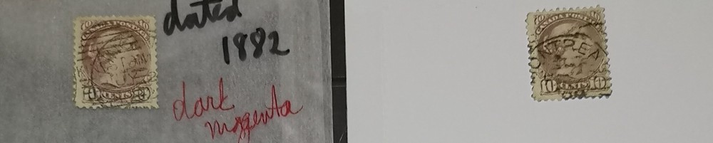 Canada #40a VF dated Montreal