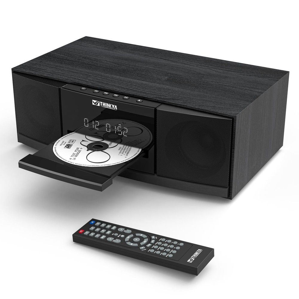 ** NEW Bluetooth Stereo System | 36W | CD Player | Compact Micro HiFi | Black