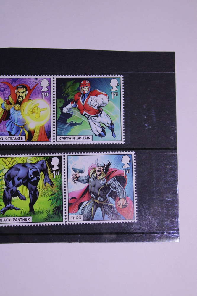 marvel comic stamps