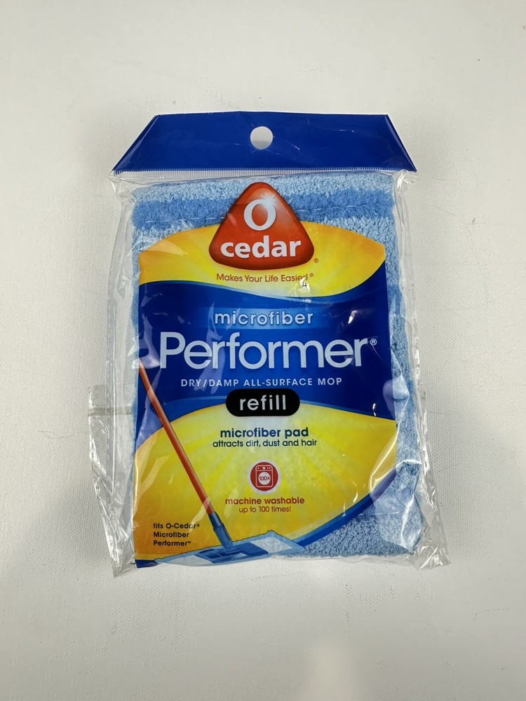 O Cedar Performer Dry Damp All Surface Mop Microfiber Pad Refill