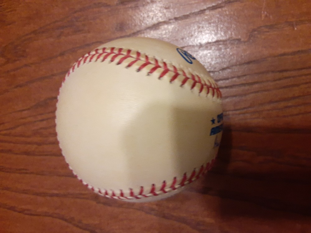 Sandy Almoar Jr Autographed Baseball