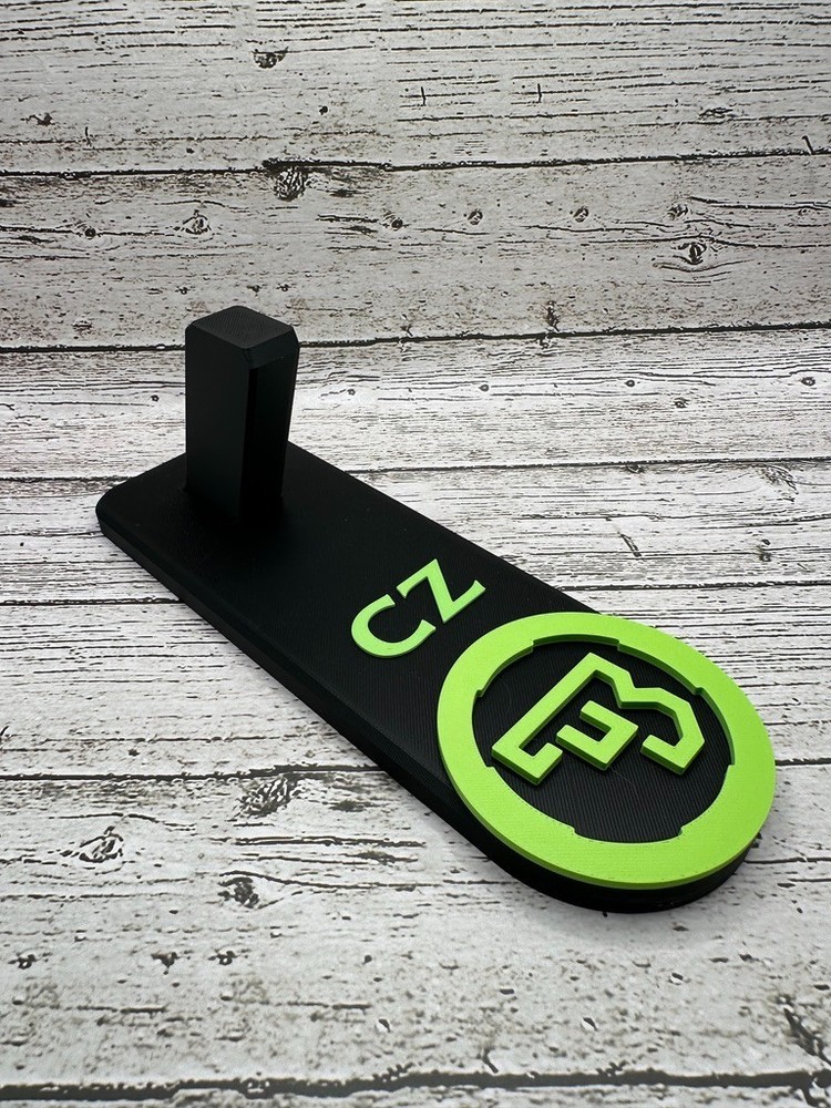 Universal Display Stand for CZ Double‑Stack Pistols – Made in Texas