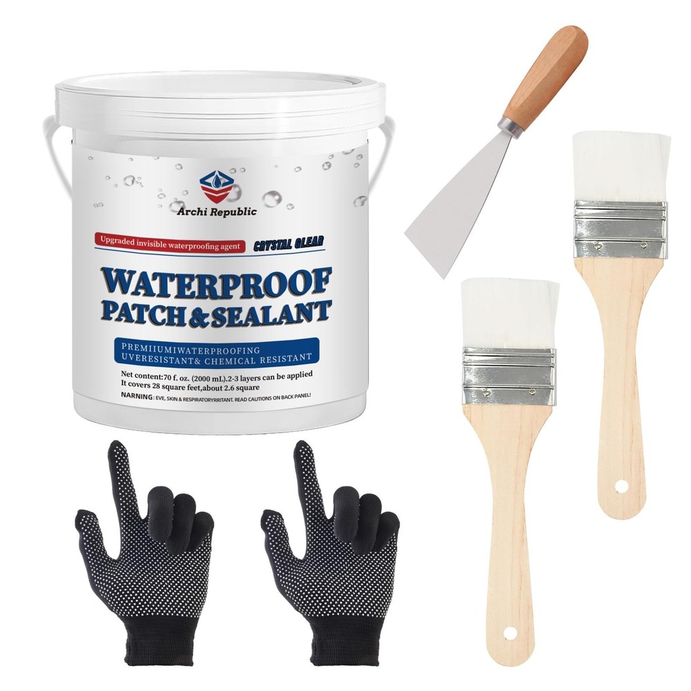 Upgraded Invisible Waterproof Agent Clear as Crystal, Transparent Waterproof ...