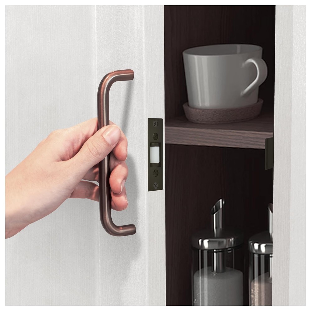 Heavy Duty Adjustable Solid Brass Roller Catch w/T Strike Oil Rubbed Bronze