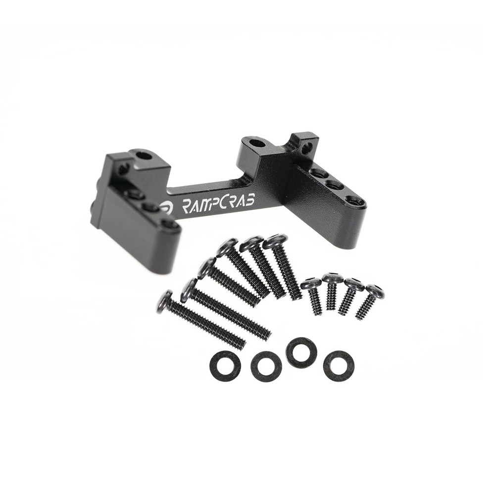 Servo Mount Bracket for FXC24, Adjustable Servo Mount Tray, 1/24 Black 1-Set